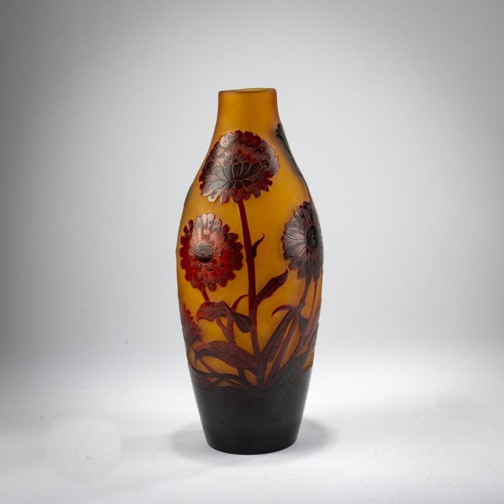 Paul Nicolas comparable auction result: paul nicolas nancy vase girofles 1919 23