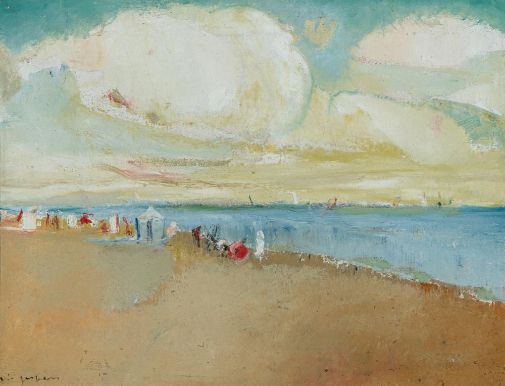 Floris Jespers comparable auction result: floris jespers belgian 1889 1965 figures on a beach