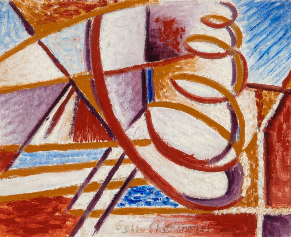 Serge Charchoune comparable auction result: serge charchoune russian french 1888 1975 untitled 1941