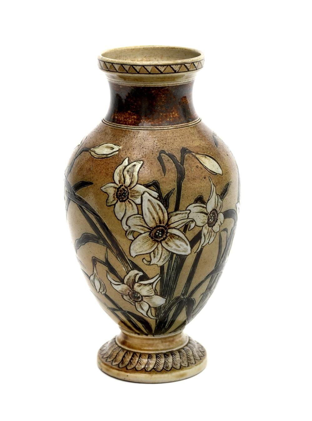 Robert VanCauwenberghe comparable auction result: a martin brothers stoneware vase by robe