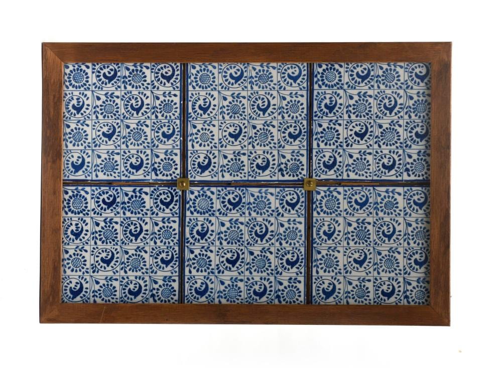 a scroll six tile panel designed by will · Kinghams Auctioneers · 2026-06-10 William (1872) Nicholson comparable auction result: a scroll six tile panel designed by will