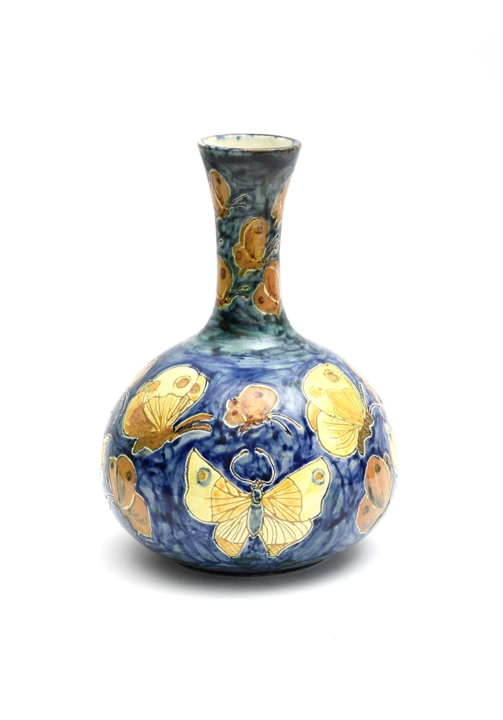 Josef Kienlechner comparable auction result: a della robbia pottery bottle vase by jo