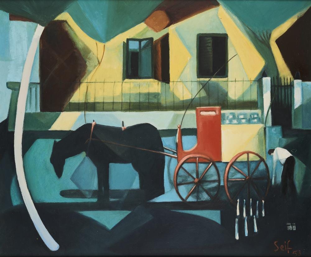 seif wanly egyptian 1906 1979 · Olympia Auctions · 2026-06-03 Seif Wanly comparable auction result: seif wanly egyptian 1906 1979