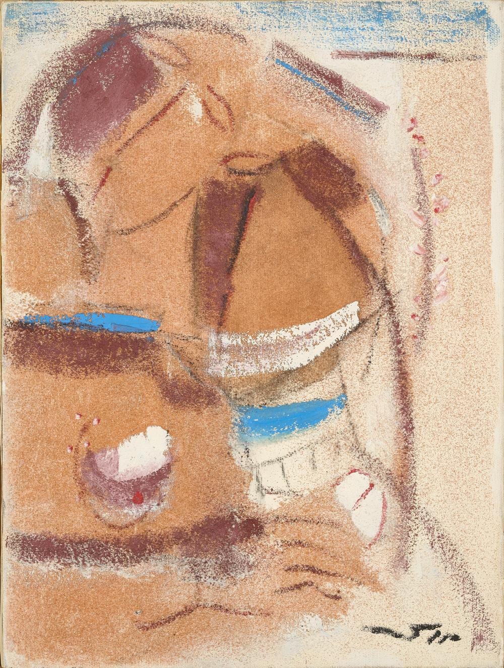 Fateh Moudarres comparable auction result: fateh moudarres syrian 1922 1999