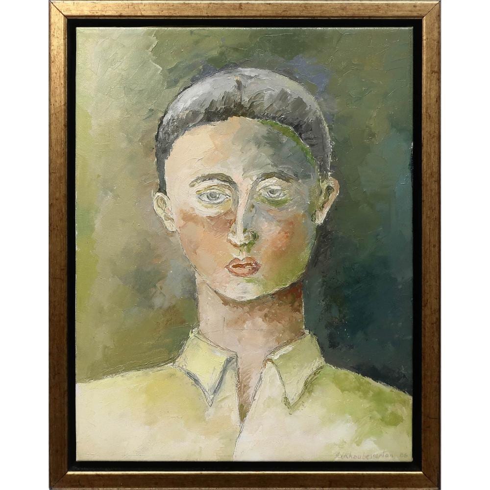 Hagop Khoubesserian comparable auction result: hagop khoubesserian canadian 1931 2019 untitled portrait