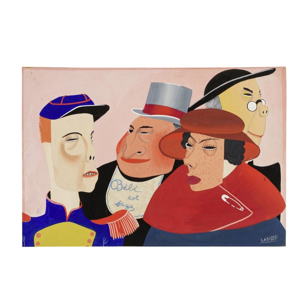 Félix Labisse comparable auction result: f lix labisse 1905 1982 b b est sage
