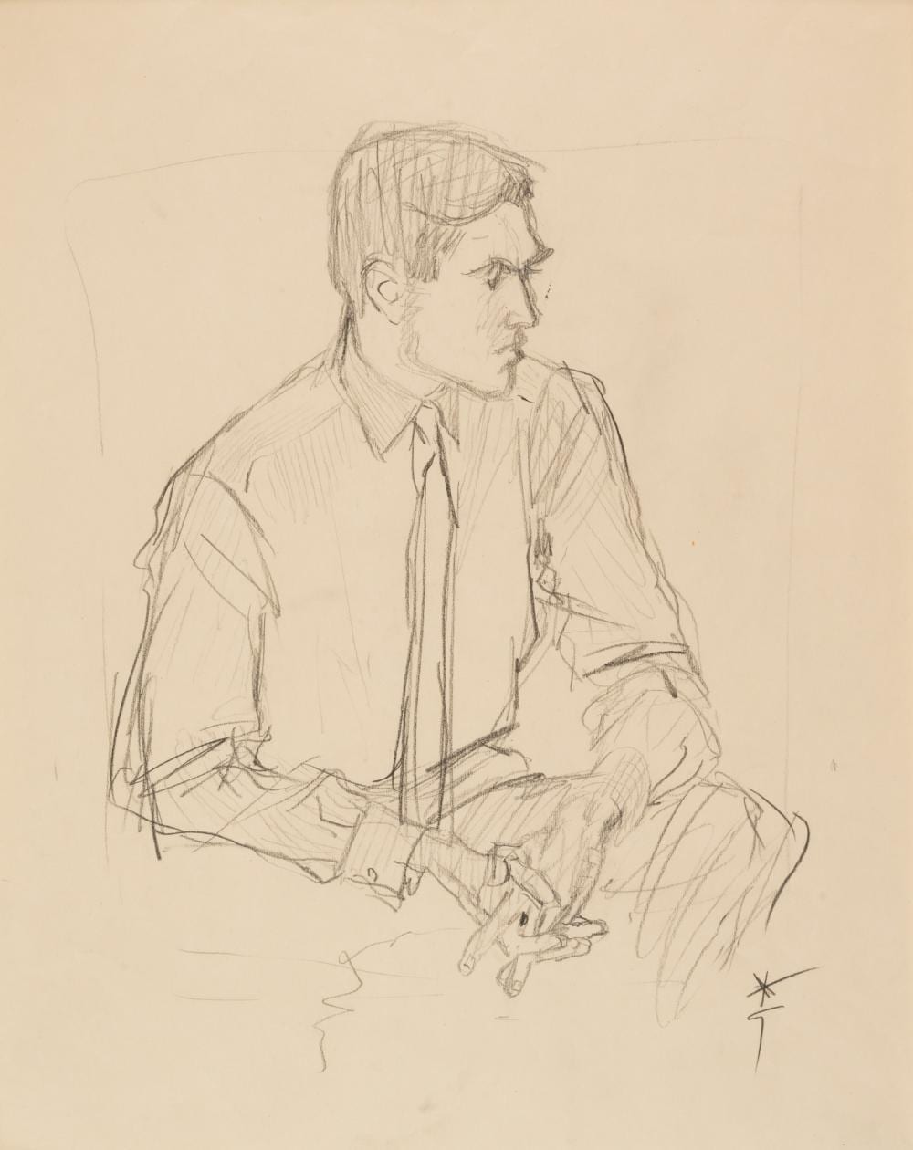 ren gruau 1909 2004 in the midst of reflection · Barbarossa Maison de ventes · 2026-05-30 René Gruau comparable auction result: ren gruau 1909 2004 in the midst of reflection