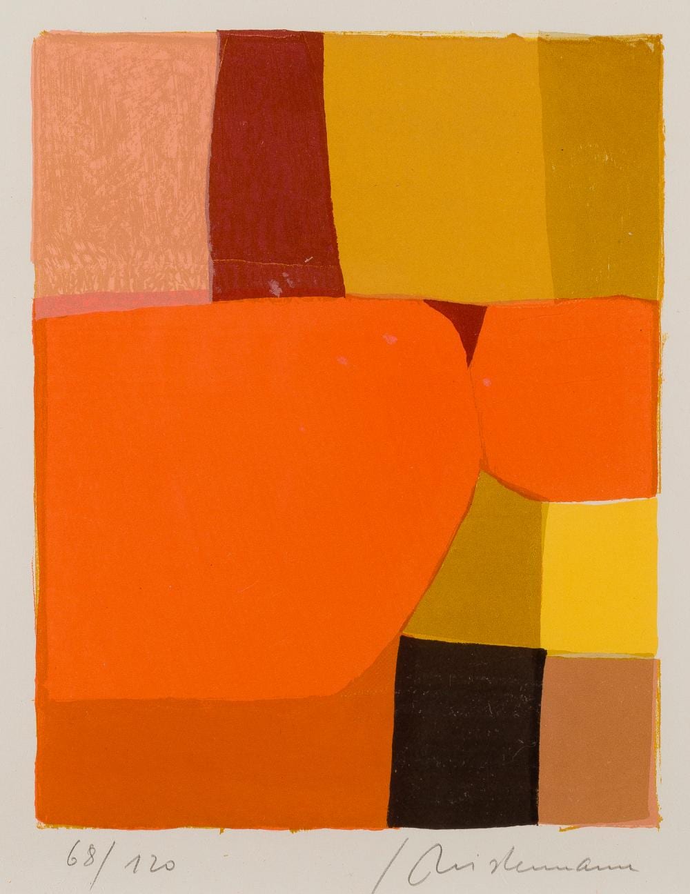 Georg Meistermann comparable auction result: georg meistermann heller klang