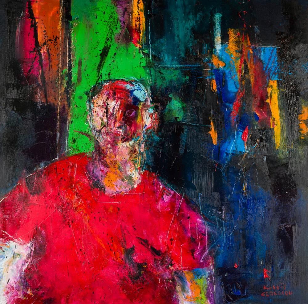 Kostis Georgiou comparable auction result: kostis georgiou portrait