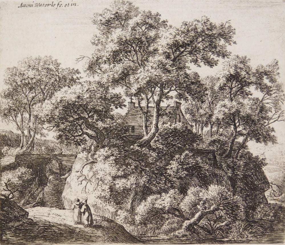 Anthonie Waterloo comparable auction result: anthonie waterloo flemish 1609 1690 etching