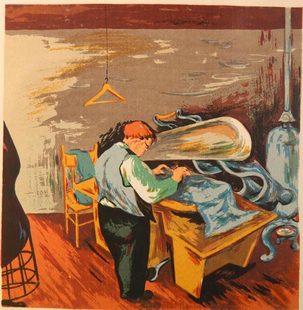mervin jules american 1912 1994 silkscreen · Rachel Davis Fine Arts · 2026-06-06 Mervin Jules comparable auction result: mervin jules american 1912 1994 silkscreen