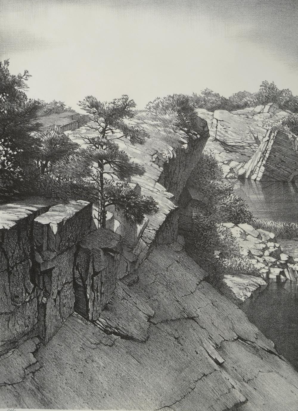 Stow Wengenroth comparable auction result: stow wengenroth american 1906 1978 lithograph
