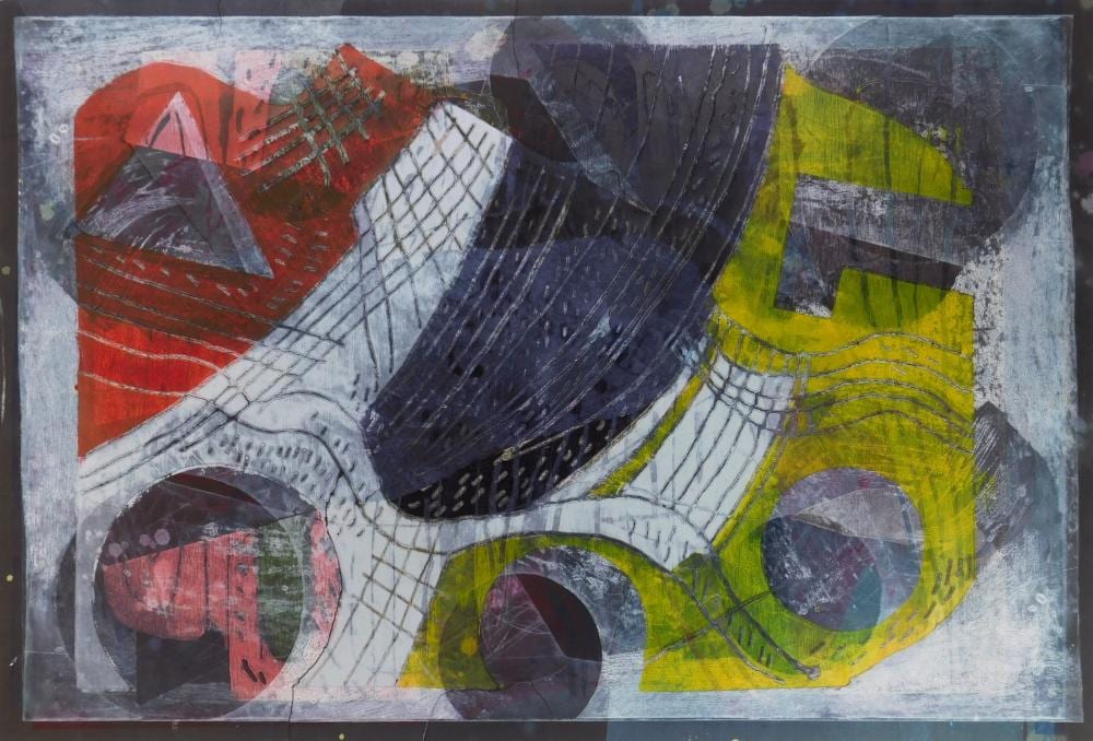 Sam Gilliam comparable auction result: sam gilliam american 1933 2022 mixed media on paper