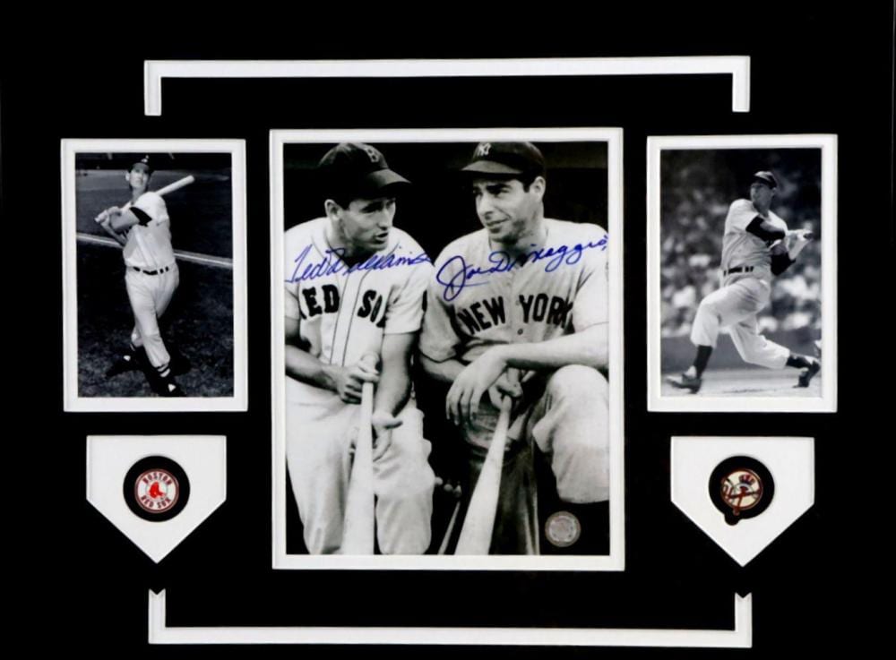ted williams joe dimaggio signed multi matted collage · Market Auctions · 2026-06-17 Ted Williams comparable auction result: ted williams joe dimaggio signed multi matted collage