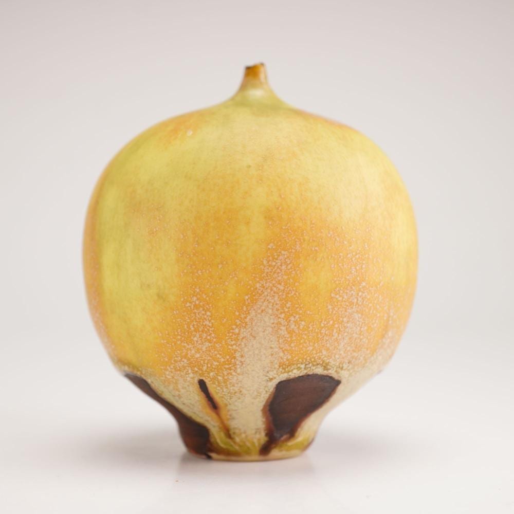 Rose Cabat comparable auction result: rose cabat american 1914 2015 yellow and orange feelie vase