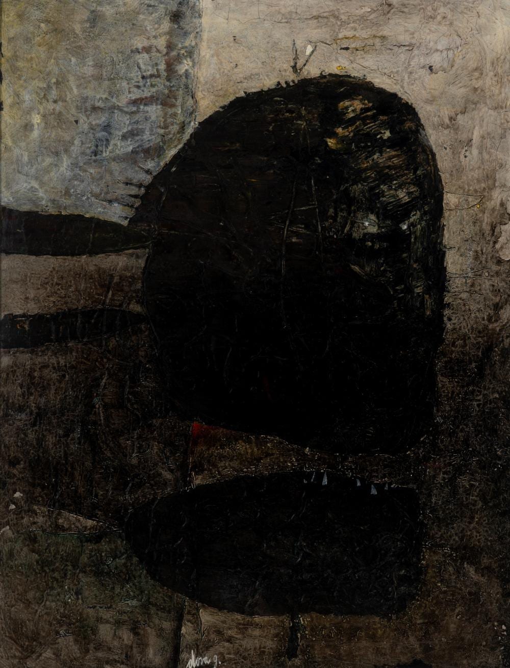 Gianni Dova comparable auction result: gianni dova roma 1925 pisa 1991 testa