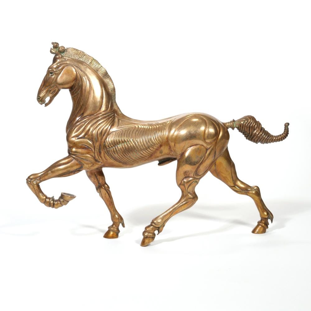 Ludovico DeLuigi comparable auction result: ludovico de luigi italian b 1933 bronze sculpture