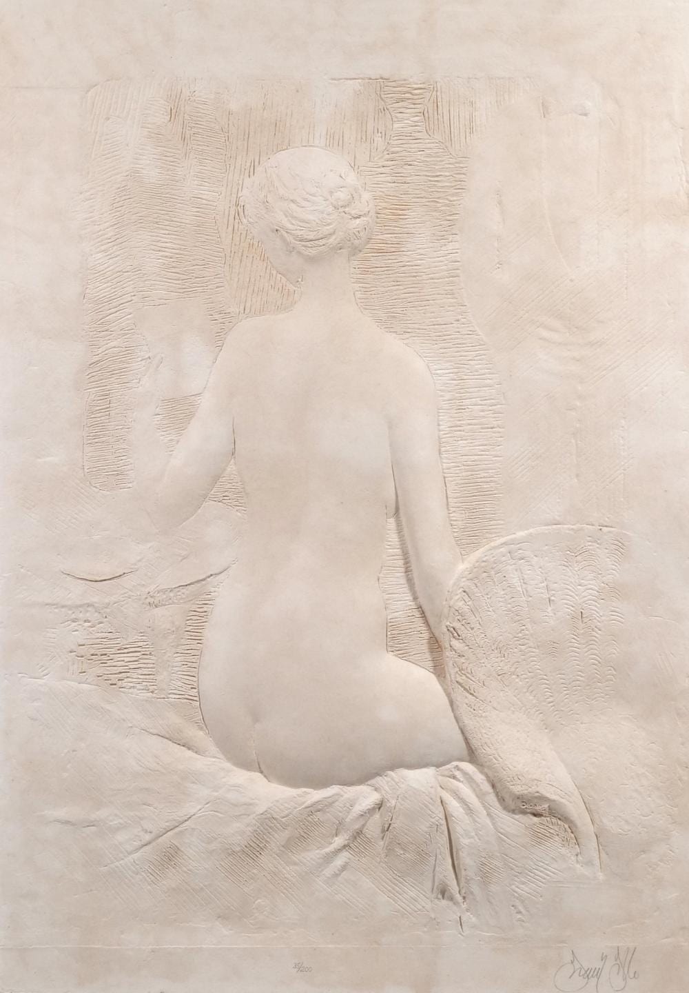 Frank Gallo comparable auction result: frank gallo american 1933 2019 cast paper