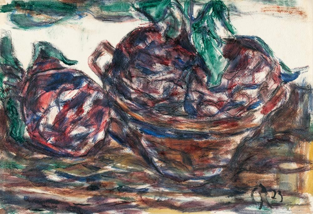 Christian Rohlfs comparable auction result: christian rohlfs 1849 niendorf hagen 1938 kohlrabi kohlrabi