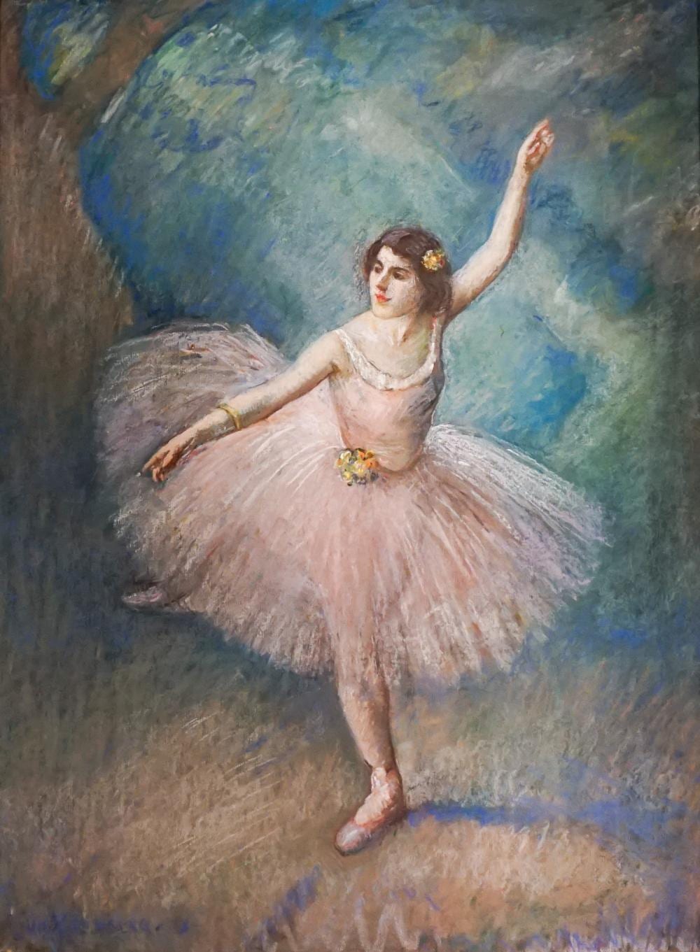 Louis Kronberg comparable auction result: louis kronberg american 1872 1965 dancer in rose pastel on paper mounted on canvas 25 x 19 in 63 5 x 48 3 cm frame 32 1 2 x 26 1 2 in 82 6 x 67 3 cm