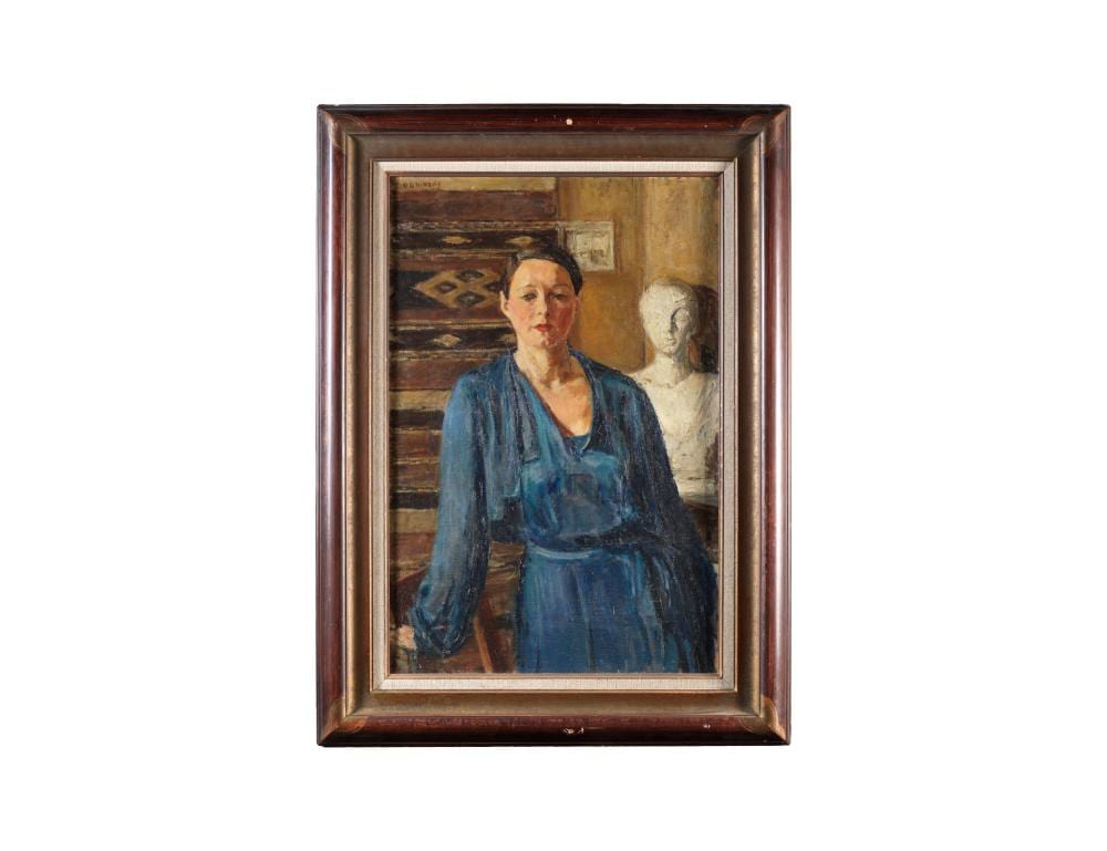 isaac dobrinsky makaroff 1891 paris 1973 portrait de femme portrait pr sum de vera dobrinsky · Kohn International · 2026-06-04 Isaac Dobrinsky comparable auction result: isaac dobrinsky makaroff 1891 paris 1973 portrait de femme portrait pr sum de vera dobrinsky