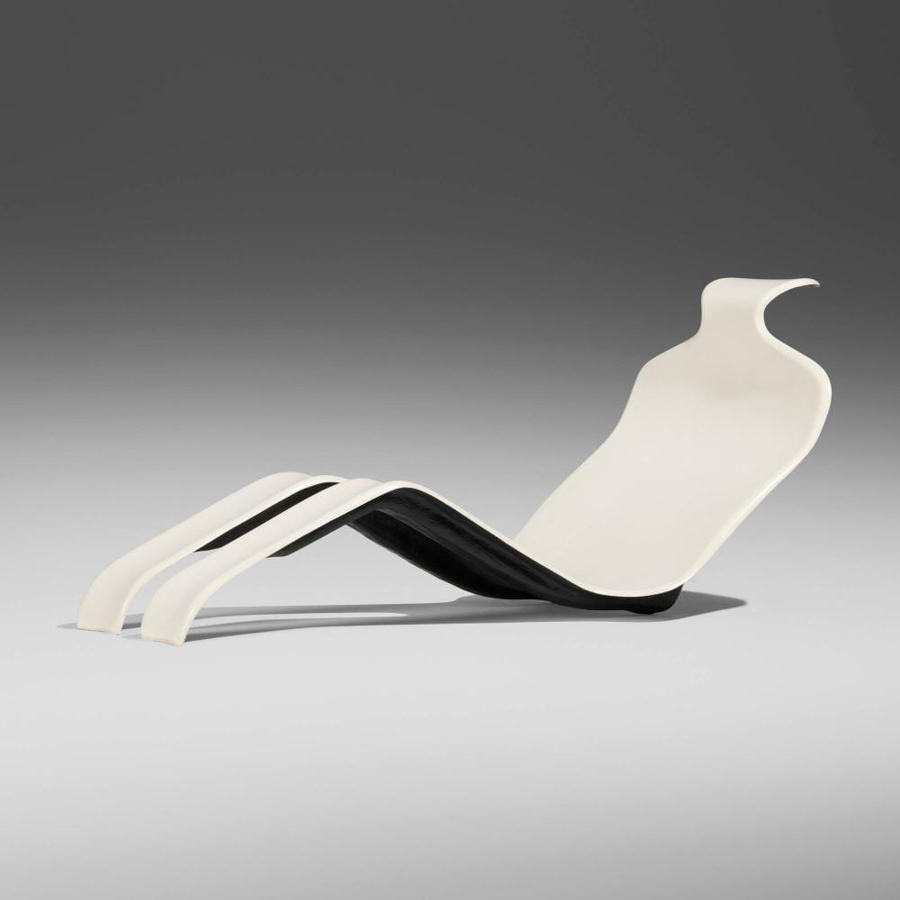 Olivier Mourgue comparable auction result: olivier mourgue rare bouloum lounge chair