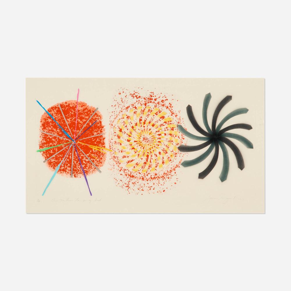 James Rosenquist comparable auction result: james rosenquist one million tons per square inch