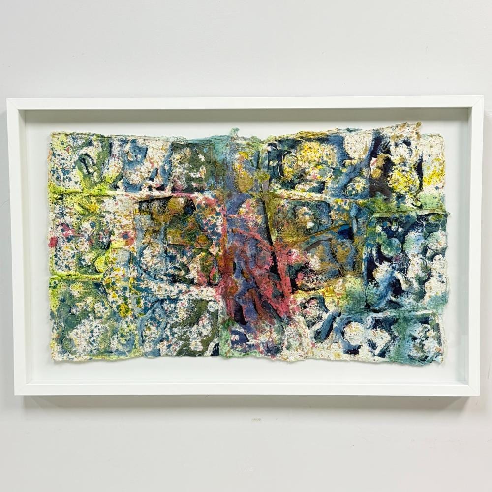 Sam Gilliam comparable auction result: sam gilliam american 1933 2022 monotype with oil painting cape 4 1981