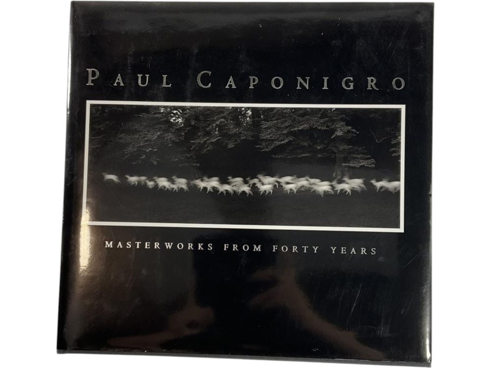 Paul Caponigro comparable auction result: paul caponigro 1993 autographed photograph book
