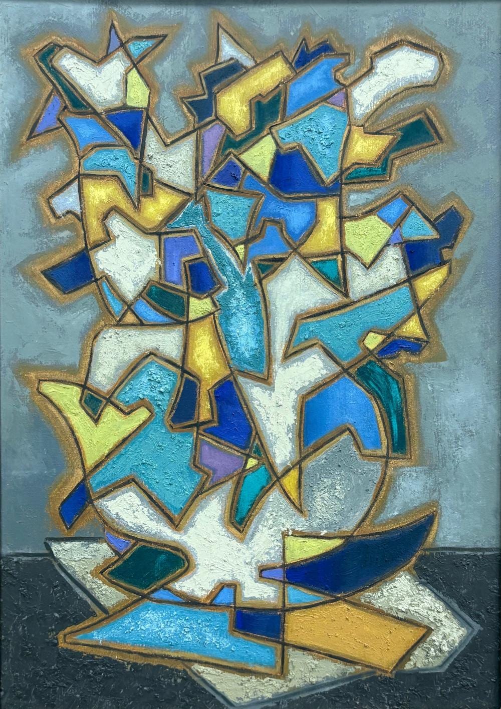 Elie Grekoff comparable auction result: elie grekoff 1914 1985 composition abstraite huile sur toile non sign