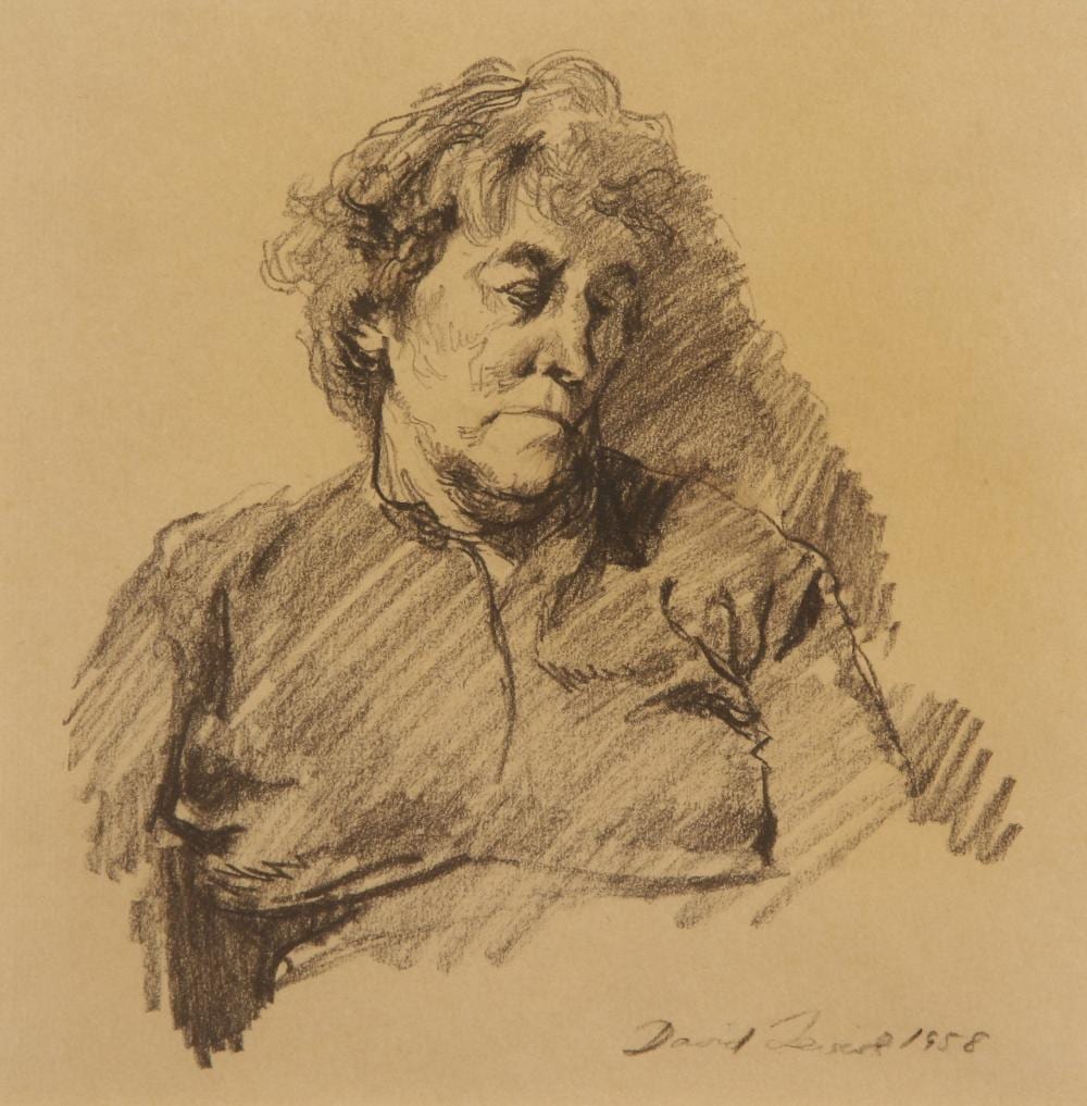 David Levine comparable auction result: david levine american 1926 2006
