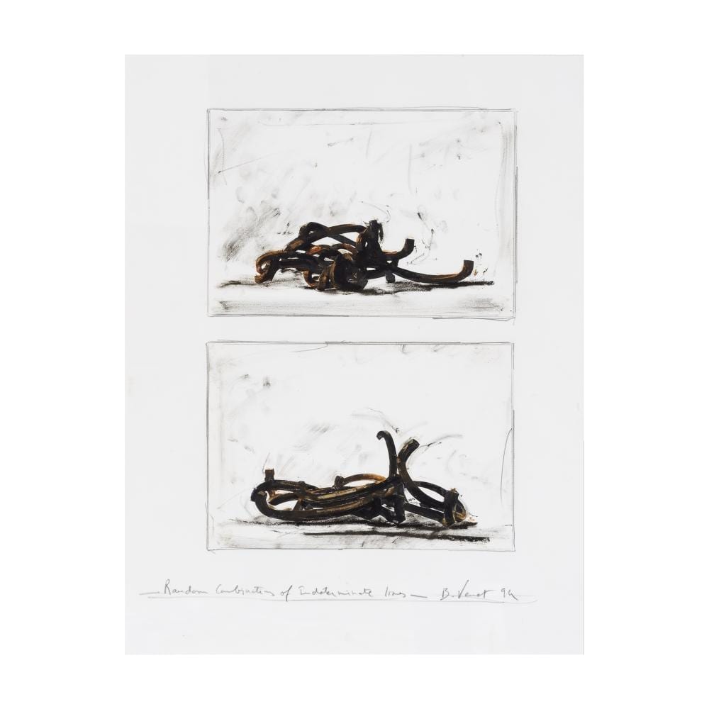 Bernar Venet comparable auction result: bernar venet n 1941 random combinations of indeterminate lines 1994