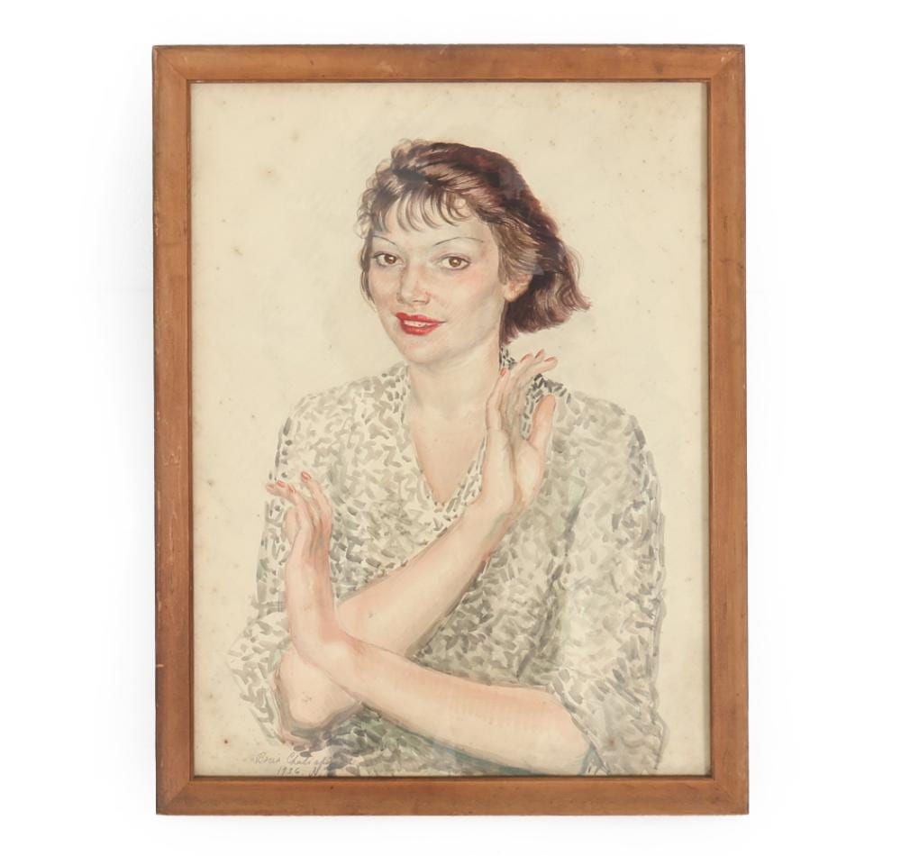 Boris Chaliapin comparable auction result: boris chaliapin 1904 1979 portrait of a woman