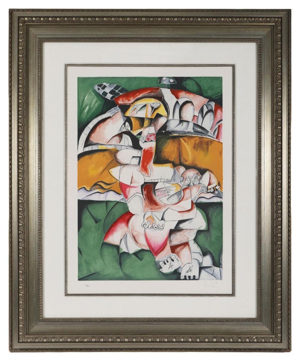 Alexandra Nechita comparable auction result: alexandra nechita b 1985