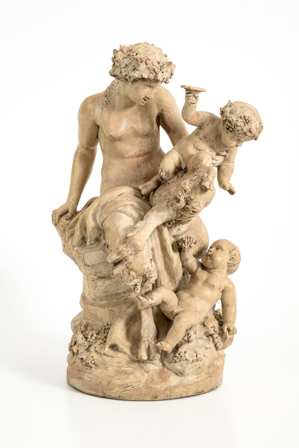 Clodion comparable auction result: clodion wohl nach faunenfrau mit zwei kindern