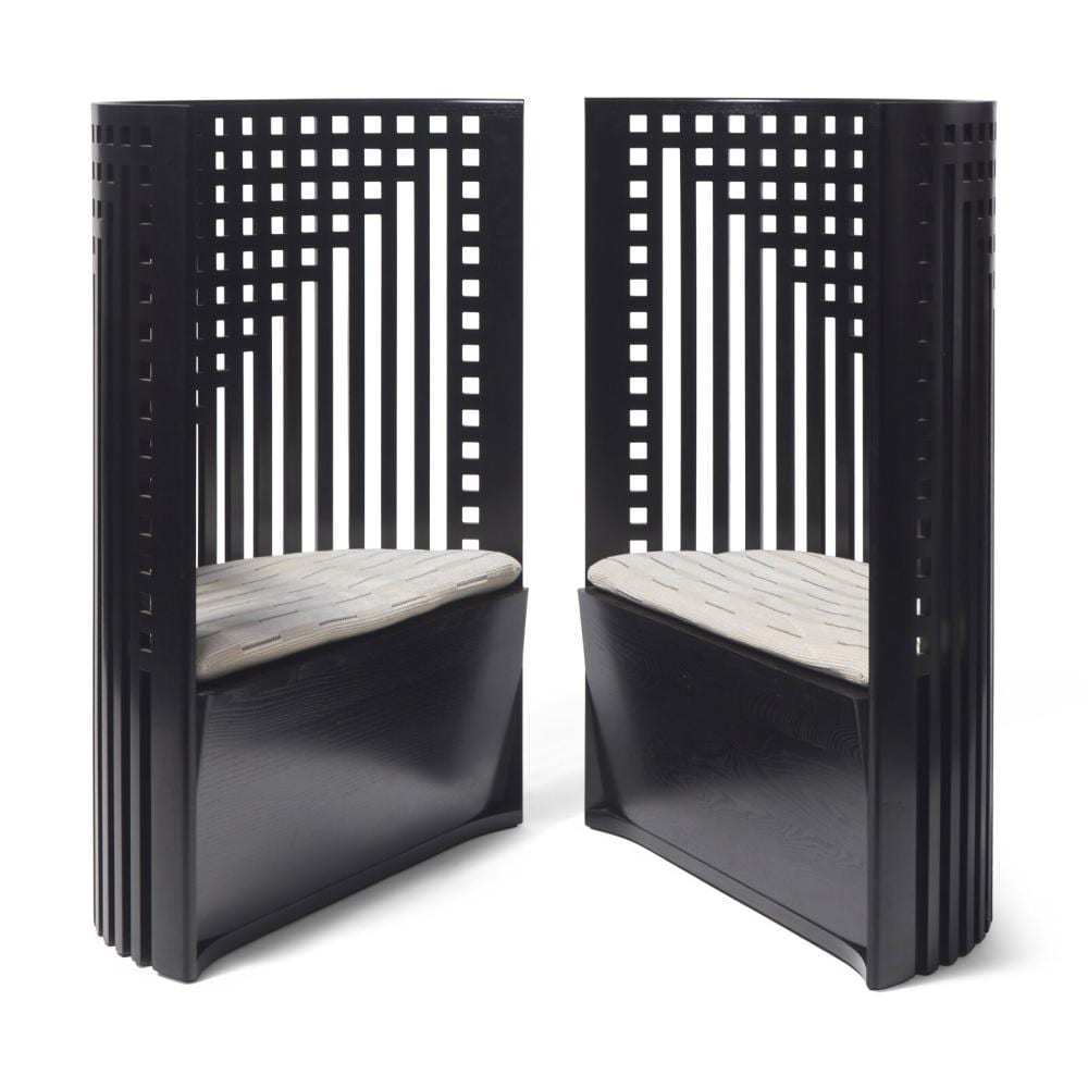 Charles Rennie Mackintosh comparable auction result: charles rennie mackintosh scottish 1868 1928 a pair of willow chairs for cassina