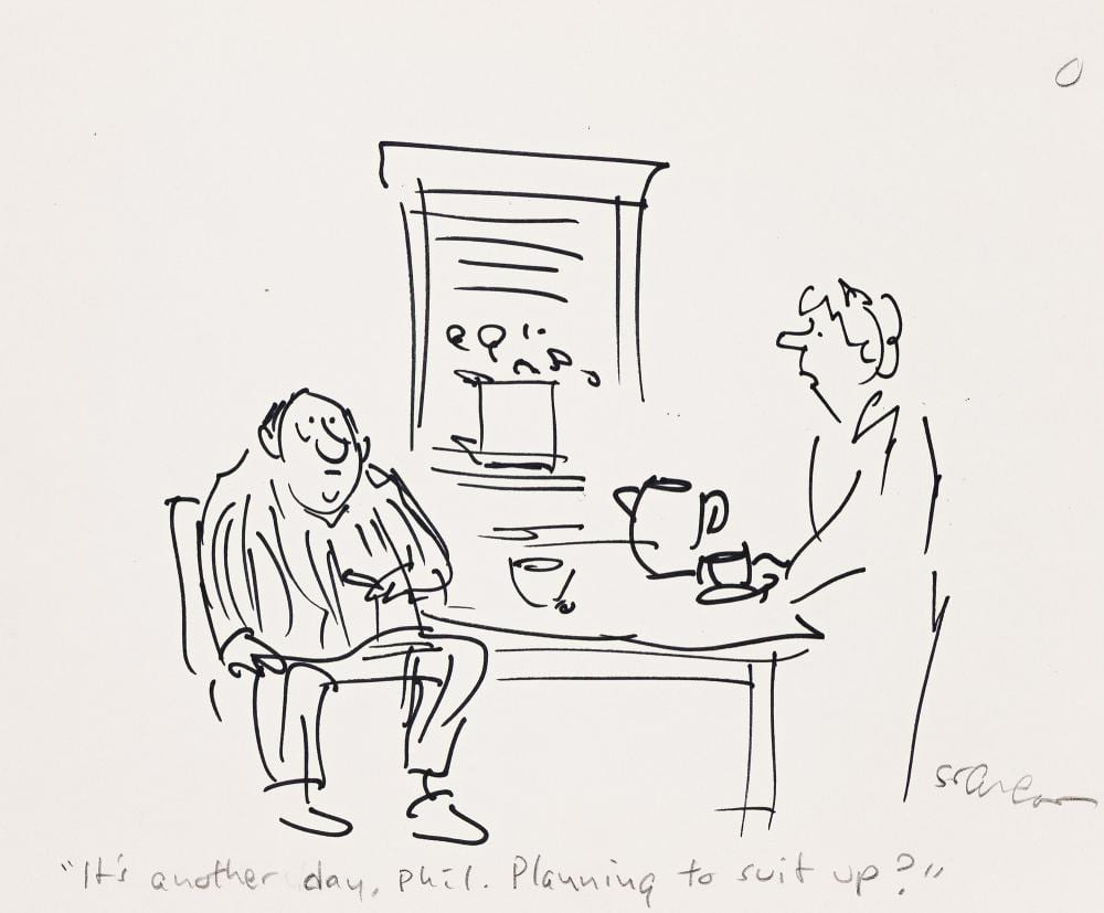 Jacques-Laurent Agasse comparable auction result: james 1929 stevenson 1929 2017 2 cartoon proposals it s another day phil planning to suit up and let s be realistic 1986
