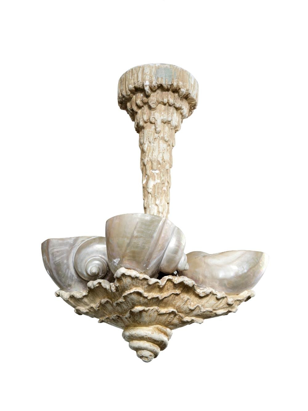 janine janet 1913 2000 rare lustre en pl tre patin fut v g tal conique enserrant quatre burgaux nacr s polis formant bras de lumi re · Gros-Delettrez · 2026-06-09 Janine Janet comparable auction result: janine janet 1913 2000 rare lustre en pl tre patin fut v g tal conique enserrant quatre burgaux nacr s polis formant bras de lumi re