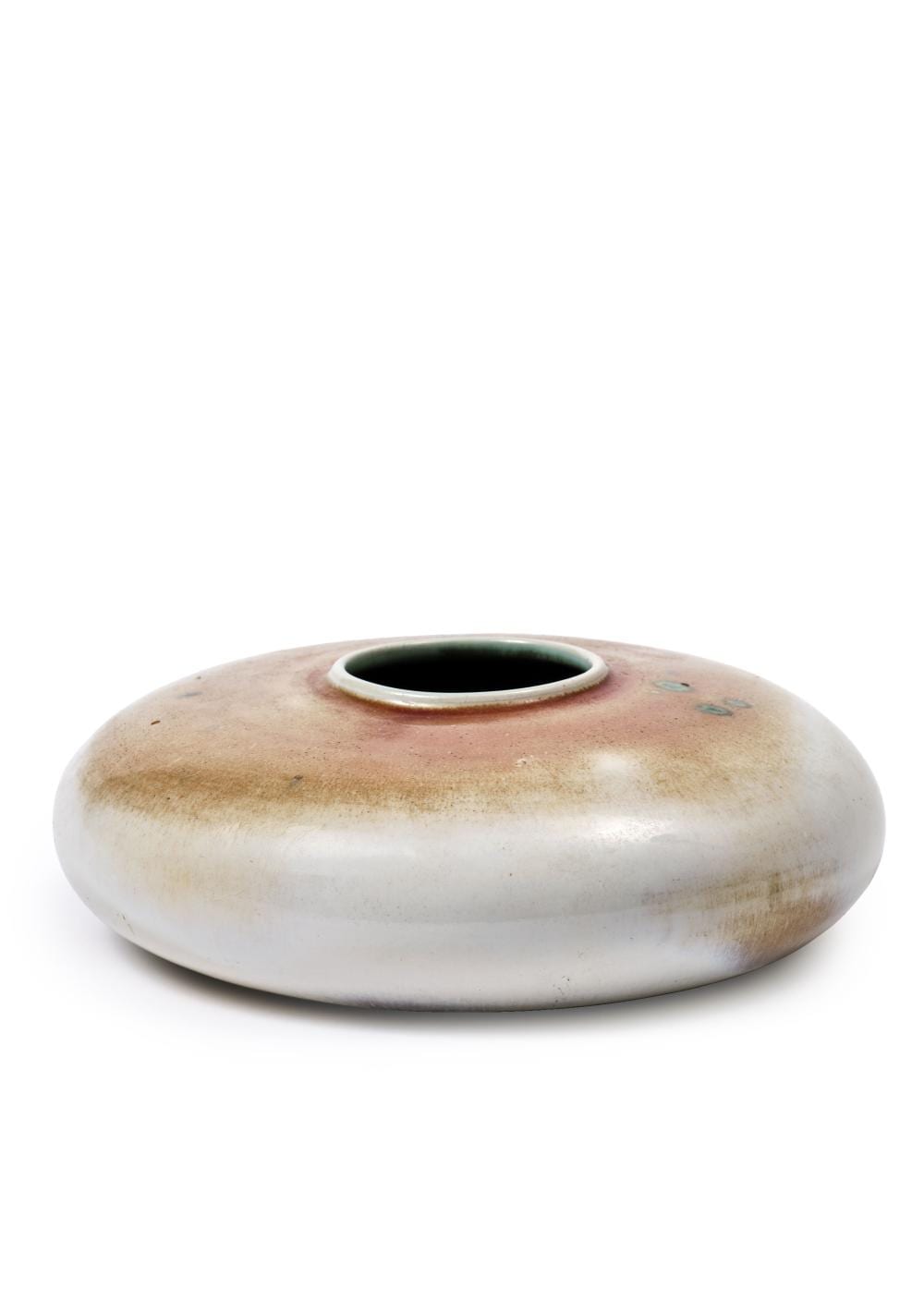 Georges Jouve comparable auction result: georges jouve 1910 1964 vase oursin en c ramique maill e brune et gris rose