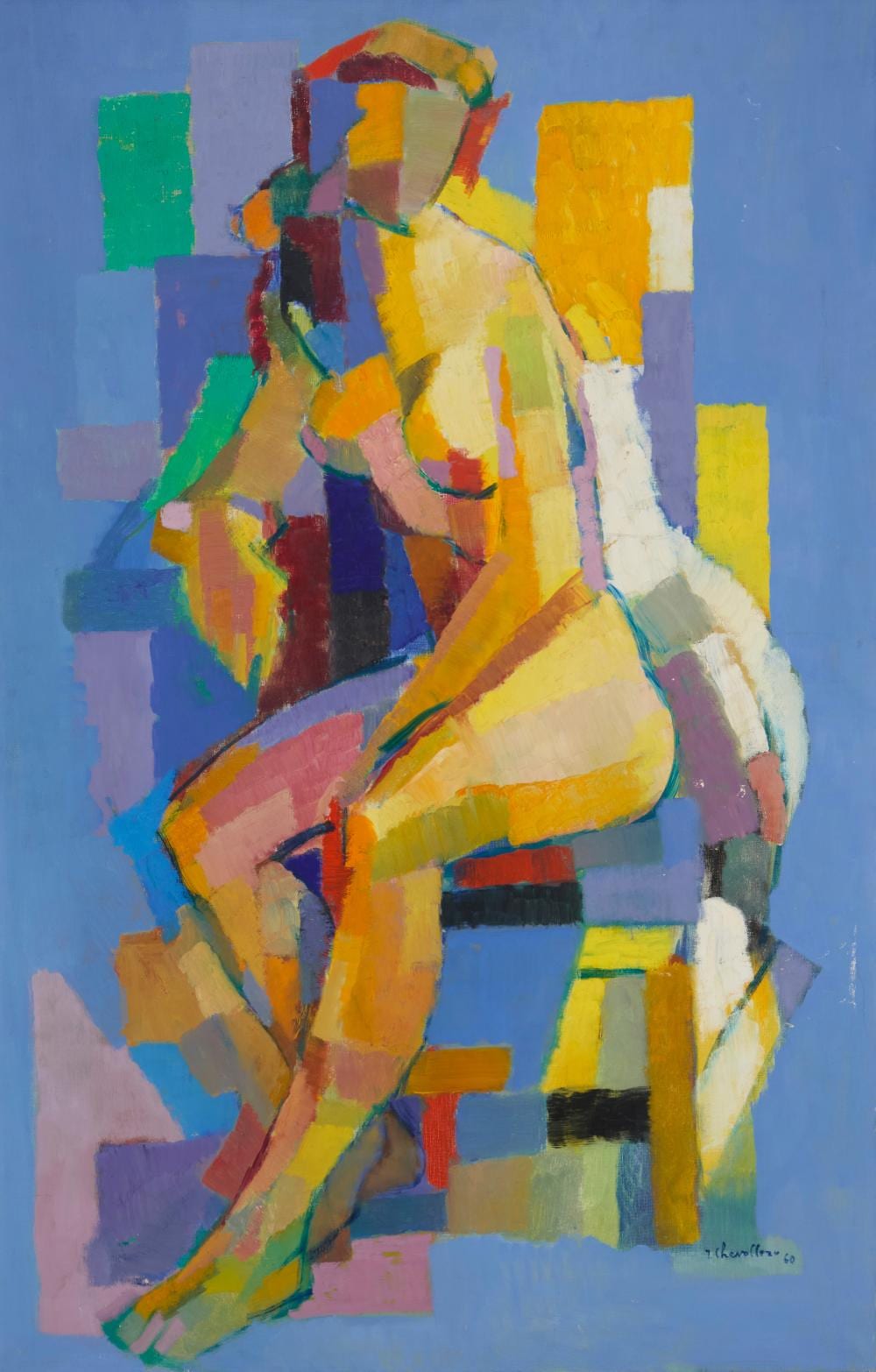 jean chevolleau 1924 1996 nu assis no 40 1960 · John Moran Auctioneers · 2026-06-16 Jean Chevolleau comparable auction result: jean chevolleau 1924 1996 nu assis no 40 1960