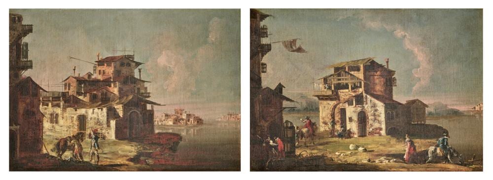 Michele Marieschi comparable auction result: michele marieschi venise 1710 1743 et giovanni antonio guardi vienne ca