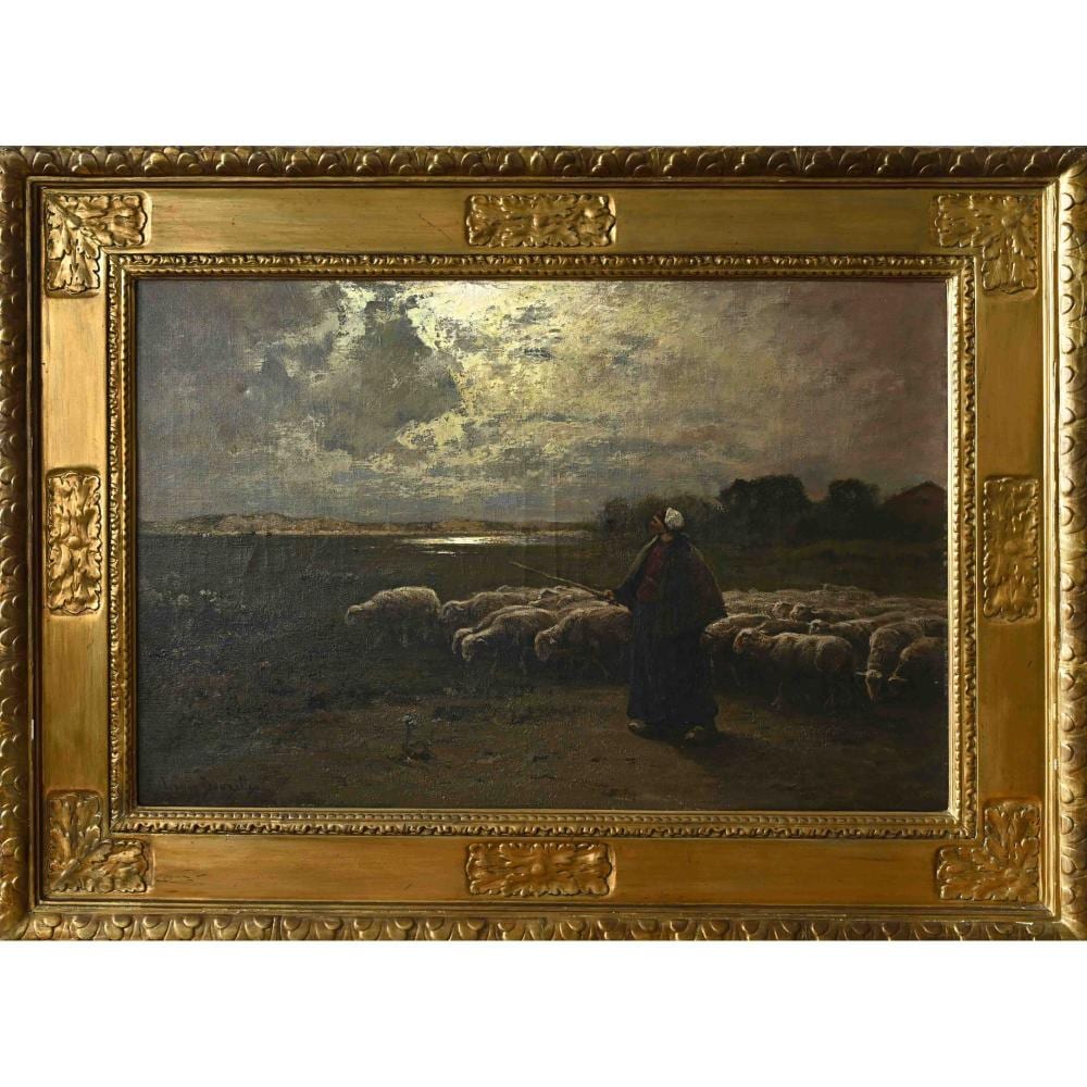 Louis Douzette comparable auction result: louis douzette 1834 1924 north g