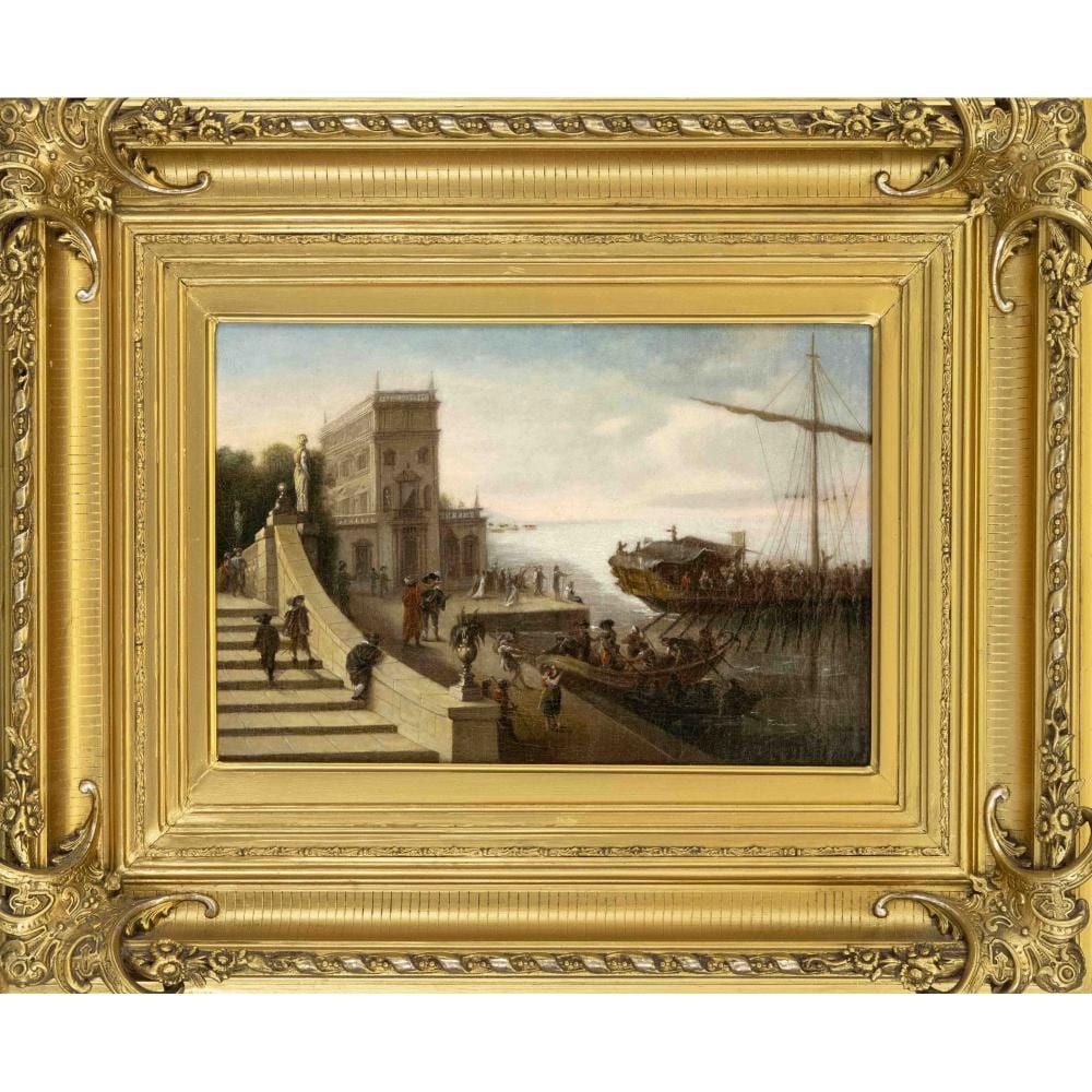 Adrien Manglard comparable auction result: adrien manglard 1695 1760 attrib
