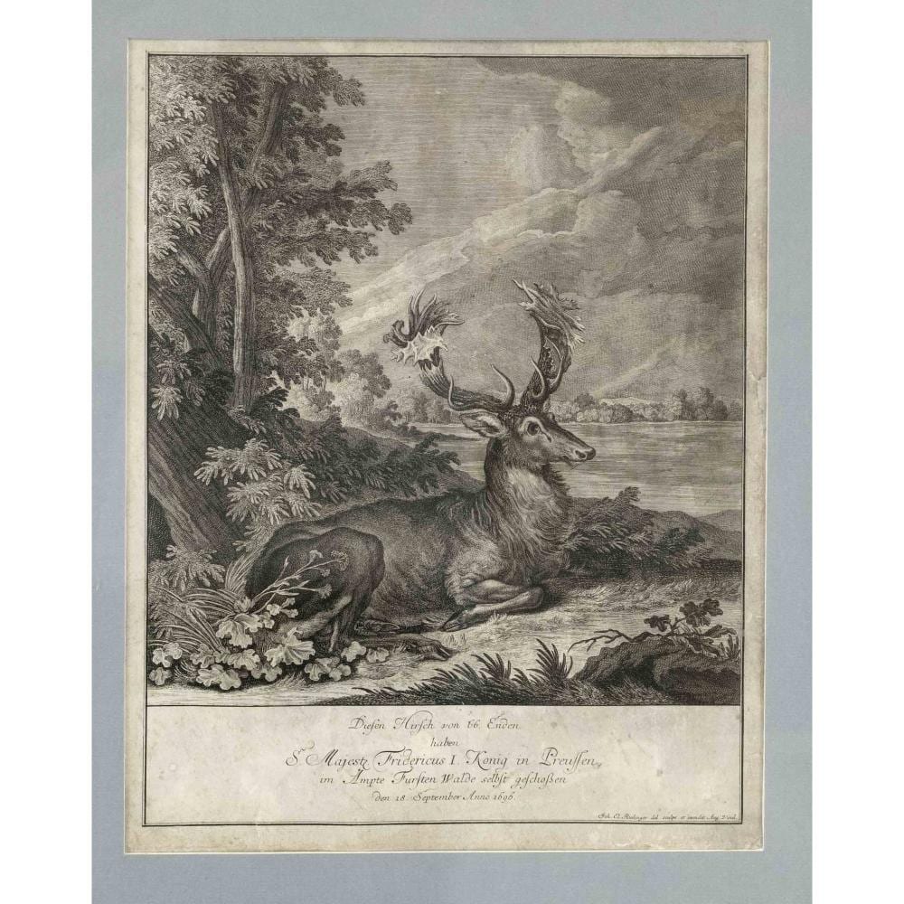 Johann Elias Ridinger comparable auction result: johann elias ridinger 1698 1767