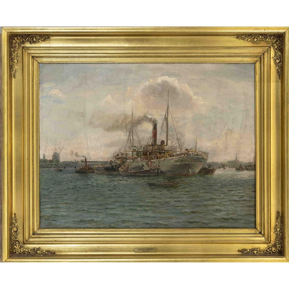 Holger Lübbers comparable auction result: holger l bbers 1850 1931 danish