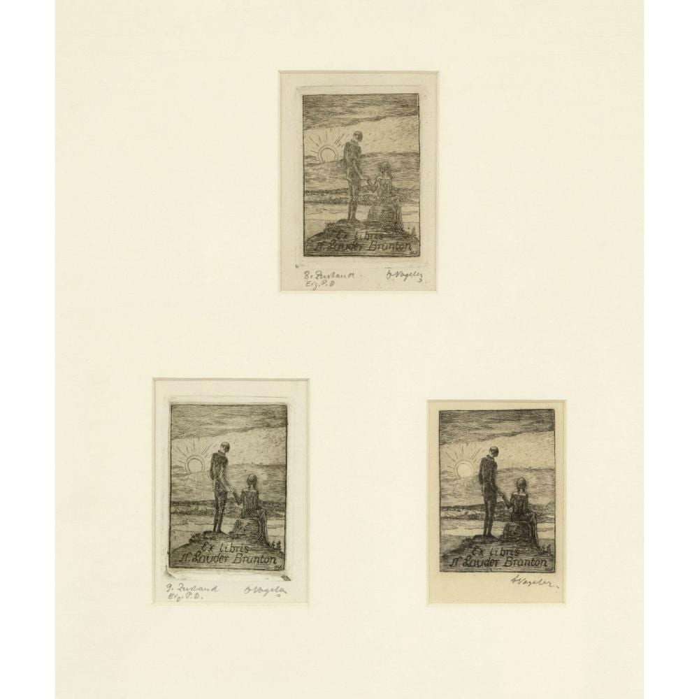 Heinrich Vogeler comparable auction result: heinrich vogeler 1872 1942 three