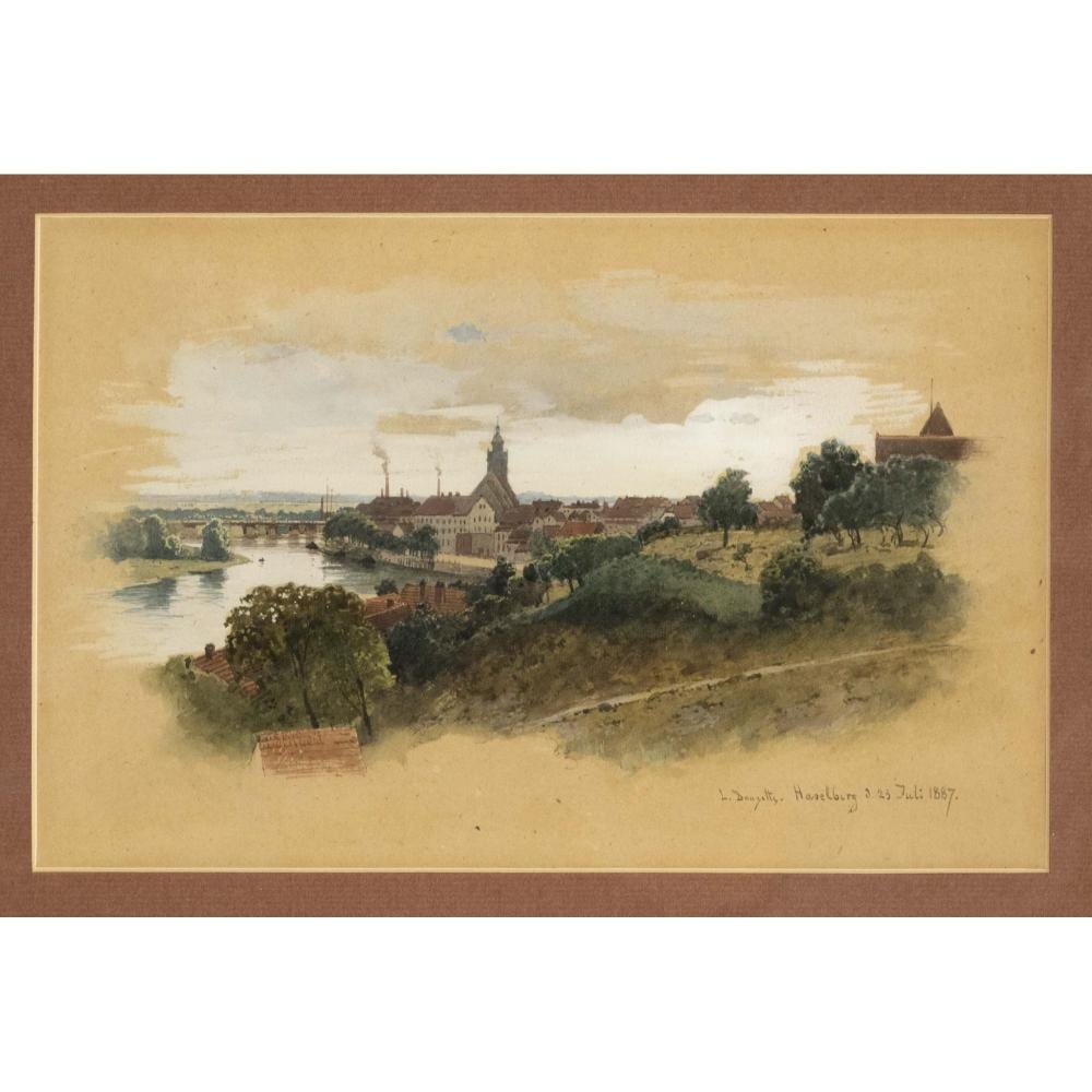 Louis Douzette comparable auction result: louis douzette 1834 1924 a north