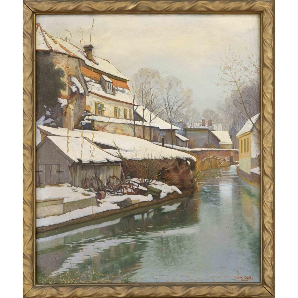 Hans Klatt comparable auction result: hans klatt 1876 1936 city canal