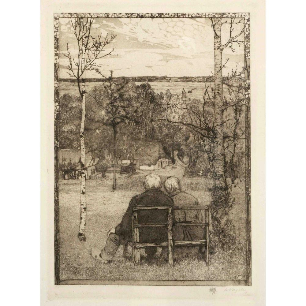 Heinrich Vogeler comparable auction result: heinrich vogeler 1872 1942 in m