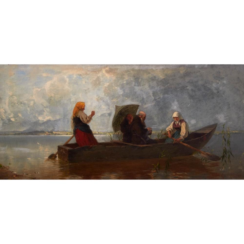 joseph wopfner 1843 1927 between two fires 1881 · Waddington's · 2026-06-11 Joseph Wopfner comparable auction result: joseph wopfner 1843 1927 between two fires 1881